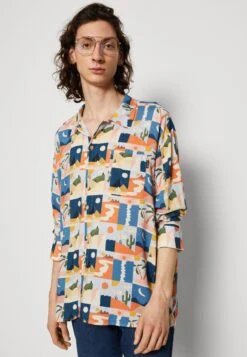 Kaotiko Camisa Tunisia Unisex - Shirt - Orange -Kaotiko Fashion Shop 009586067c314c71b82b0041f5c6dc91