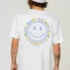 Kaotiko Smile - Print T-Shirt - Blanco