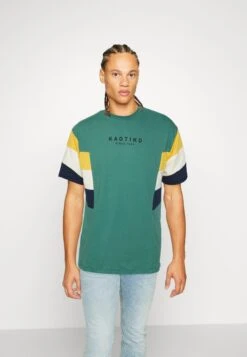 Kaotiko Brayden Unisex - Print T-Shirt - Heura/Mustard/Ivory/Navy