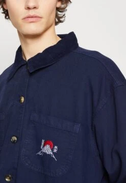 Kaotiko Fuji Jacket Unisex- Summer Jacket - Blue -Kaotiko Fashion Shop 1158f68ffc0b4576aa4cff3a28f43825