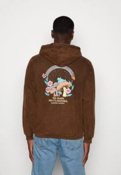 Kaotiko Washed Happy Frog Unisex - Sweatshirt - Brown -Kaotiko Fashion Shop 119b746ac9fc40ba9a2d120894b40a12