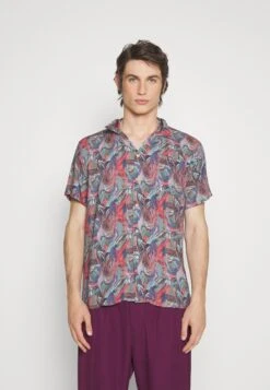 Kaotiko Bruselas Unisex - Button-Down Blouse - Rouge