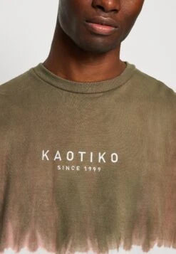 Kaotiko Crew Tie Dye Boone Unisex - Sweatshirt - Brown/Sky -Kaotiko Fashion Shop 2175c227694f4b67a27e65577b1255cf