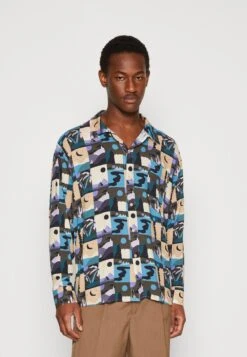 Kaotiko Camisa Tunisia Unisex - Button-Down Blouse - Blue