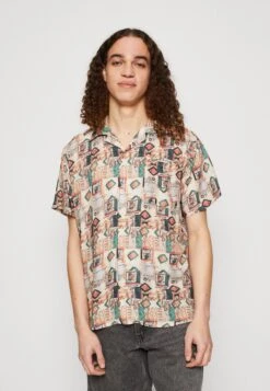 Kaotiko Shirt Alejandria Unisex - Button-Down Blouse - Beige