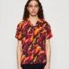 Kaotiko Shirt Marble Unisex - Shirt - Orange
