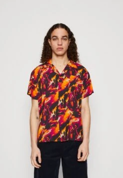 Kaotiko Shirt Marble Unisex - Shirt - Orange