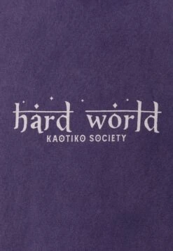 Kaotiko Washed Hard World Unisex - Print T-Shirt - Purple -Kaotiko Fashion Shop 2cdf2386466842a4b0dec0aa50c574b4