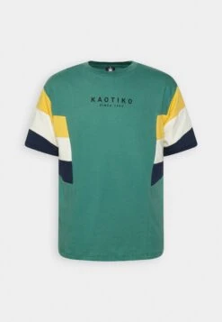 Kaotiko Brayden Unisex - Print T-Shirt - Heura/Mustard/Ivory/Navy -Kaotiko Fashion Shop 2d0b2ae145ab4299bd8b0f9fd8ac78e4
