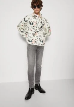 Kaotiko Underground Jacket Unisex - Denim Jacket - Ivory -Kaotiko Fashion Shop 307c2f39758649eb9b5ad85c11157029