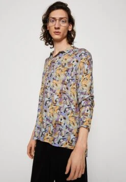 Kaotiko Camisa Ubud Unisex - Button-Down Blouse - Yellow -Kaotiko Fashion Shop 333873174caf478185ecaa406f6f88c2