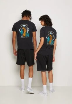 Kaotiko Washed Leopard - Print T-Shirt - Black -Kaotiko Fashion Shop 3854b73204c94591ac09d92907f22f7d