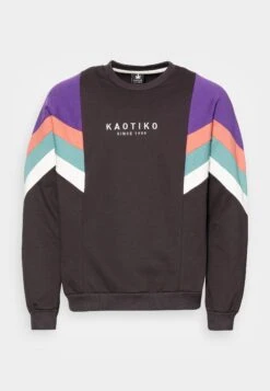 Kaotiko Crew Seattle Unisex - Sweatshirt - Black/Purple/Rouge -Kaotiko Fashion Shop 3991551e001744328b64eb0620bf9d1d