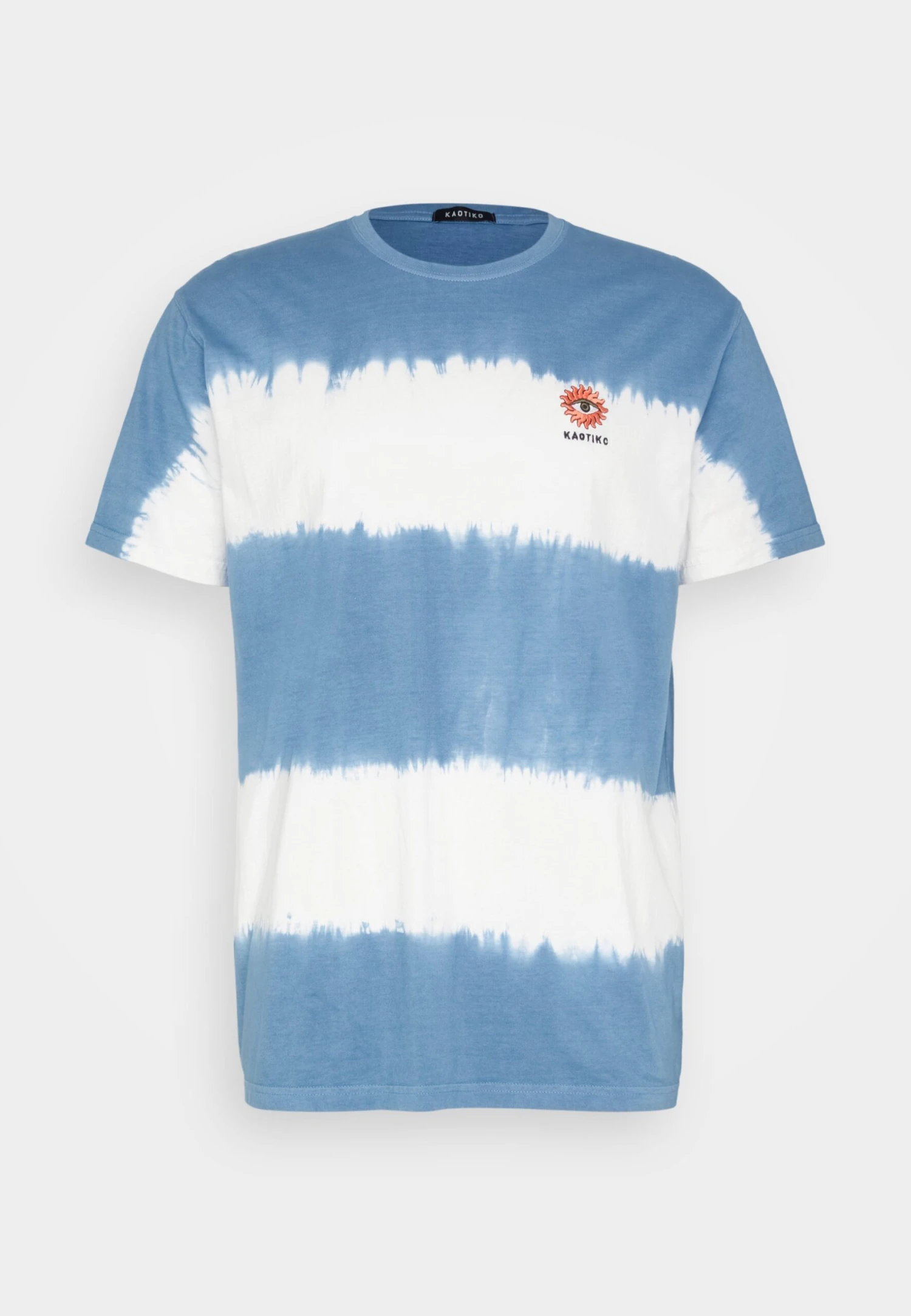 Kaotiko Tie Dye Sun Unisex - Print T-Shirt - Blue 5 Kaotiko Tie Dye Sun Unisex - Print T-Shirt - Blue - Image 5