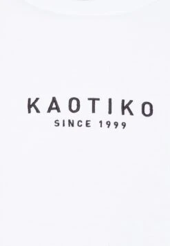 Kaotiko Crew Benton - Sweatshirt - White/Green/Red -Kaotiko Fashion Shop 3e7e4b3cab964272b09a0eb58711305a
