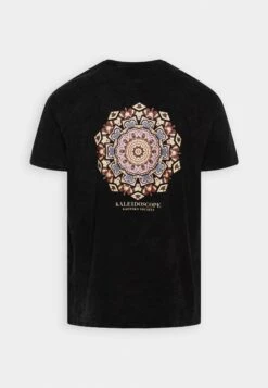 Kaotiko Washed Kaleidoscope Unisex - Print T-Shirt - Black -Kaotiko Fashion Shop 3ed7fae384554993bcfae201ed2f55bf
