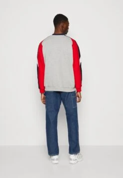 Kaotiko Crew Keoni Unisex - Sweatshirt - Grey/Royal/Red -Kaotiko Fashion Shop 41104cbc3cda4a9c8059a1b0705fb8f3