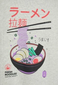 Kaotiko Crew Fresh Noodles Unisex - Sweatshirt - Grey -Kaotiko Fashion Shop 434e4c26b1a842729866ea43596bb06e