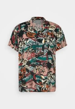 Kaotiko Shirt Amazonas Unisex - Button-Down Blouse - Red -Kaotiko Fashion Shop 43636acefe5e4c6a92658fd40ff48602