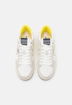 Kaotiko Boston- Trainers - White/Yellow -Kaotiko Fashion Shop 441a0038165d4e64b5f266dd2f60abd7