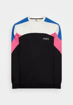 Kaotiko Crew Dru Unisex - Sweatshirt - Ivory/Black/Royal/Fuxia -Kaotiko Fashion Shop 44a0cf2569d04fda919473abda635e36