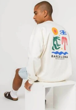 Kaotiko Barcelona - Sweatshirt - Elfenbein 7 Kaotiko Barcelona - Sweatshirt - Elfenbein -Kaotiko Fashion Shop 479e7a86343f4fdcb818df29cd021c90