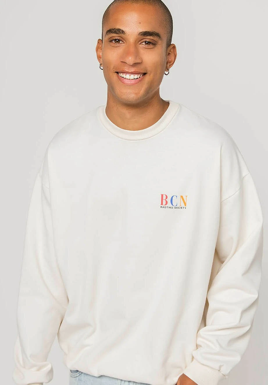 Kaotiko Barcelona - Sweatshirt - Elfenbein 1 Kaotiko Barcelona - Sweatshirt - Elfenbein