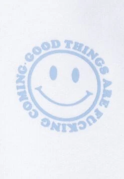 Kaotiko Crew Smile - Sweatshirt - White -Kaotiko Fashion Shop 47c057a22c594fce83ea315ea1d8699e