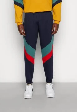 Kaotiko Pantalon Chandal Retro Athletic - Tracksuit Bottoms - Navy/Heura/Red