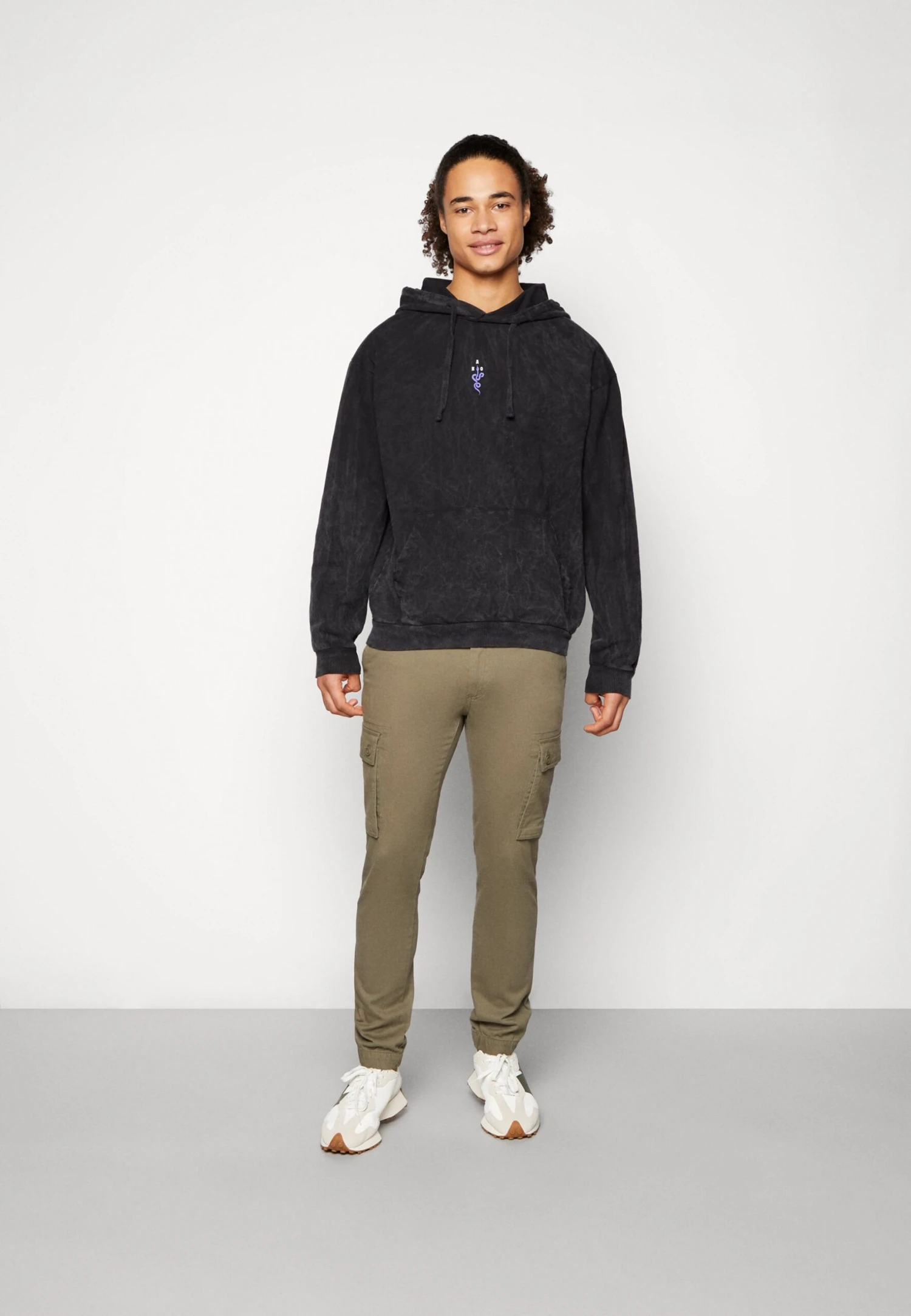 Kaotiko Cap Washed Luck Takes Hard Work - Hoodie 2 Kaotiko Cap Washed Luck Takes Hard Work - Hoodie - Image 2