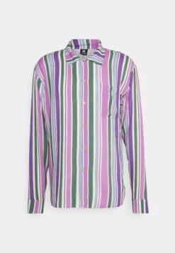 Kaotiko Camisa Corfu Unisex - Button-Down Blouse - Purple