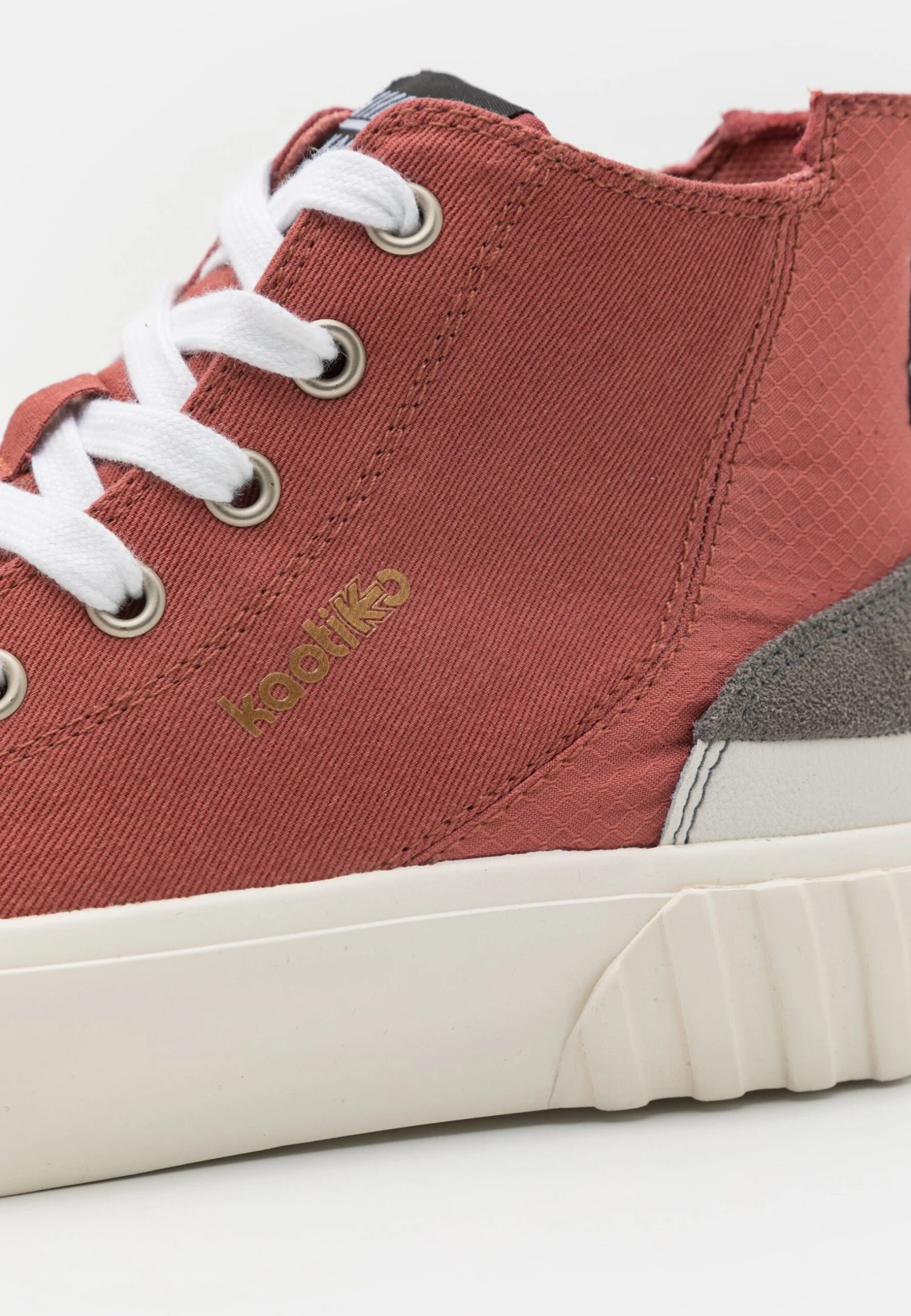 Kaotiko Keoni- High-Top Trainers - Soft Burgundy 6 Kaotiko Keoni- High-Top Trainers - Soft Burgundy - Image 6