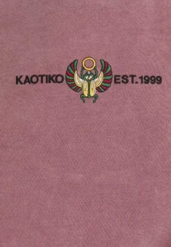 Kaotiko Crew Washed Beetle - Sweatshirt - Bordeaux -Kaotiko Fashion Shop 66b1b9ff12fa46299088dcf04dc75b1b