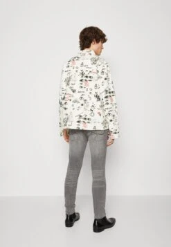 Kaotiko Underground Jacket Unisex - Denim Jacket - Ivory -Kaotiko Fashion Shop 69625824a22848c3ac6cb9e0533d72f5