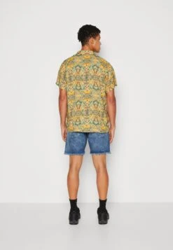 Kaotiko Shirt Jordania Unisex - Button-Down Blouse - Mustard -Kaotiko Fashion Shop 69b09e957bd141f38c758deb319b3dbf