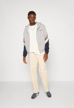 Kaotiko Crem Walker Unisex - Zip-Up Sweatshirt - Grey/Burg/Beige -Kaotiko Fashion Shop 6b2dc1ac3417410091bfc941e45810d0