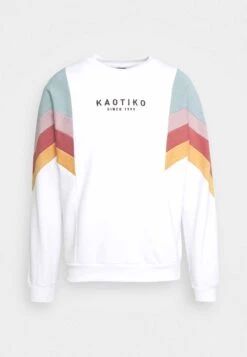 Kaotiko Unisex Crew Seattle - Sweatshirt - Blanco -Kaotiko Fashion Shop 6db970adf1b1477f9acd017d127f4a55