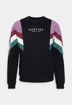 Kaotiko Crew Seattle - Zip-Up Sweatshirt - Black/Purple/Dark Burgundy -Kaotiko Fashion Shop 6de73f60fb544f83bfc58b70d6cbdc85