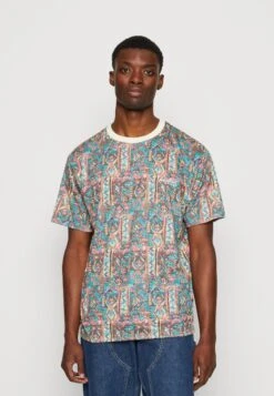 Kaotiko Ethnic Unisex - Print T-Shirt - Green