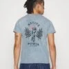 Kaotiko Washed Native Power Unisex - Print T-Shirt - Acero