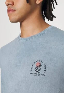 Kaotiko Washed Native Power Unisex - Print T-Shirt - Acero -Kaotiko Fashion Shop 71af397853e144399a21df45d1488947