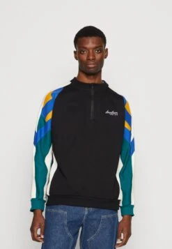 Kaotiko Crew Keoni Unisex - Sweatshirt - Black/Azafran/Royal