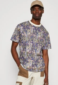 Kaotiko Ethnic Unisex - Print T-Shirt - Blue -Kaotiko Fashion Shop 7321b9c0fb2f4099a929ee92dd4f01d5