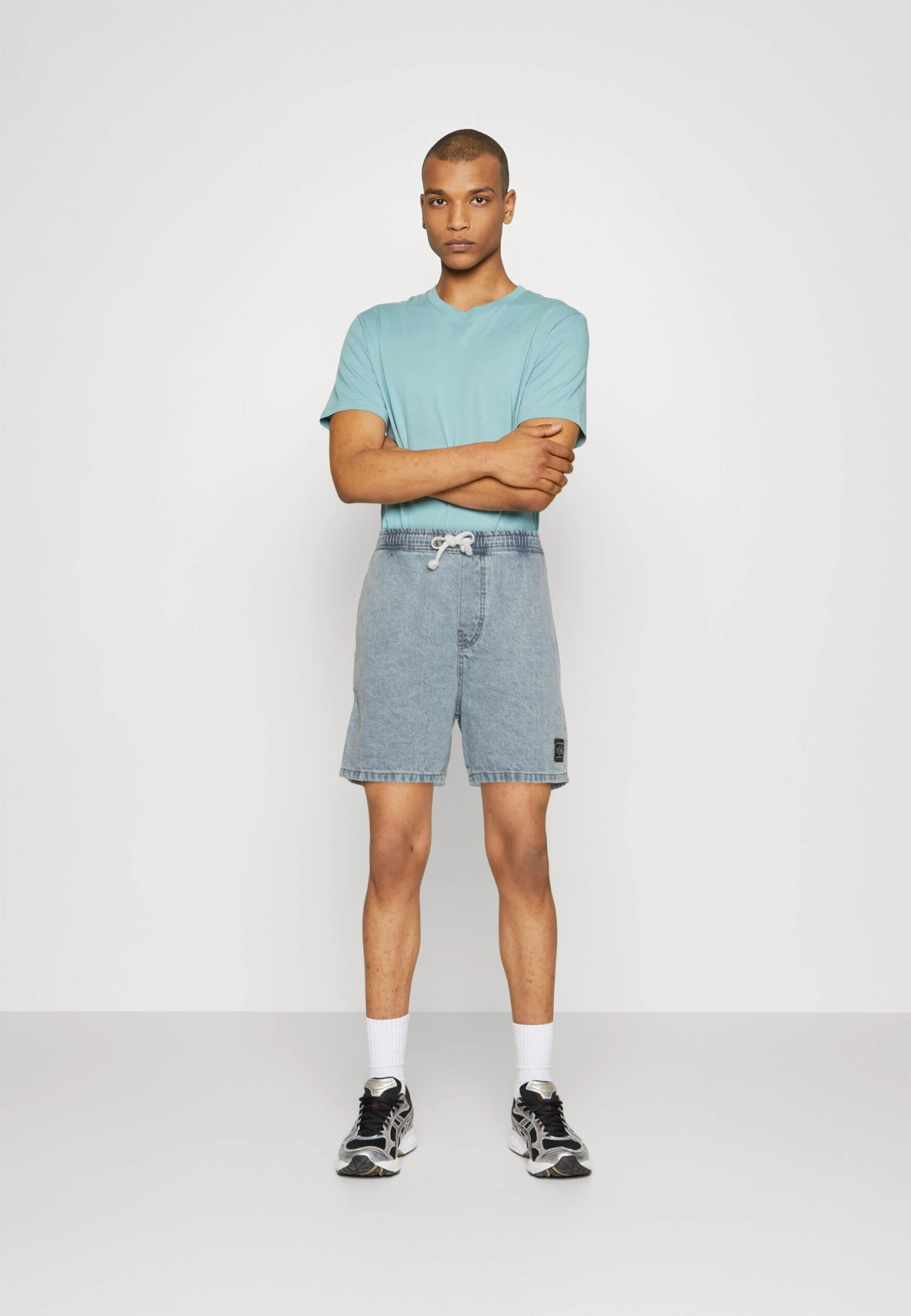 Kaotiko Aware Unisex - Shorts - Blue 2 Kaotiko Aware Unisex - Shorts - Blue - Image 2