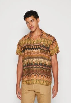 Kaotiko Shirt Mojave Unisex - Button-Down Blouse - Brown