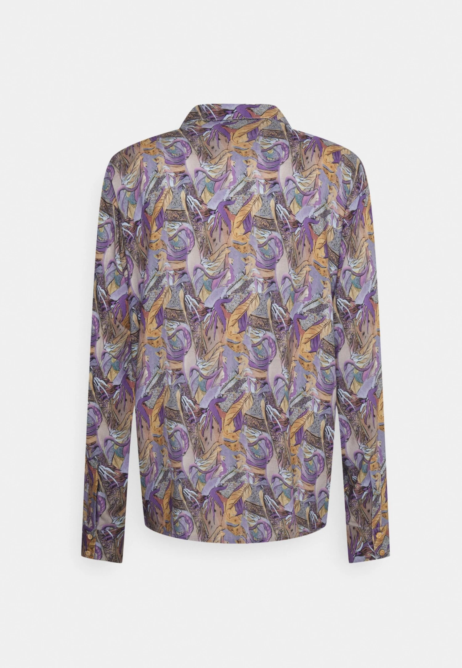 Kaotiko Camisa Bruselas Unisex - Button-Down Blouse - Purple 2 Kaotiko Camisa Bruselas Unisex - Button-Down Blouse - Purple - Image 2