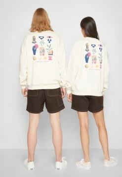 Kaotiko Crew Minimal Unisex - Sweatshirt - Ivory -Kaotiko Fashion Shop 83016a41c98b4eafb5308776ca815ce2