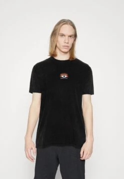 Kaotiko Washed Eye Unisex - Print T-Shirt - Black