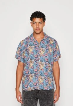 Kaotiko Shirt Unisex - Button-Down Blouse - Mustard