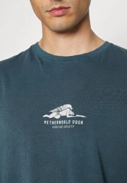 Kaotiko Washed Netherworld Door Unisex - Print T-Shirt - Navy -Kaotiko Fashion Shop 88a76d20c740425e81a139cf5492bd32